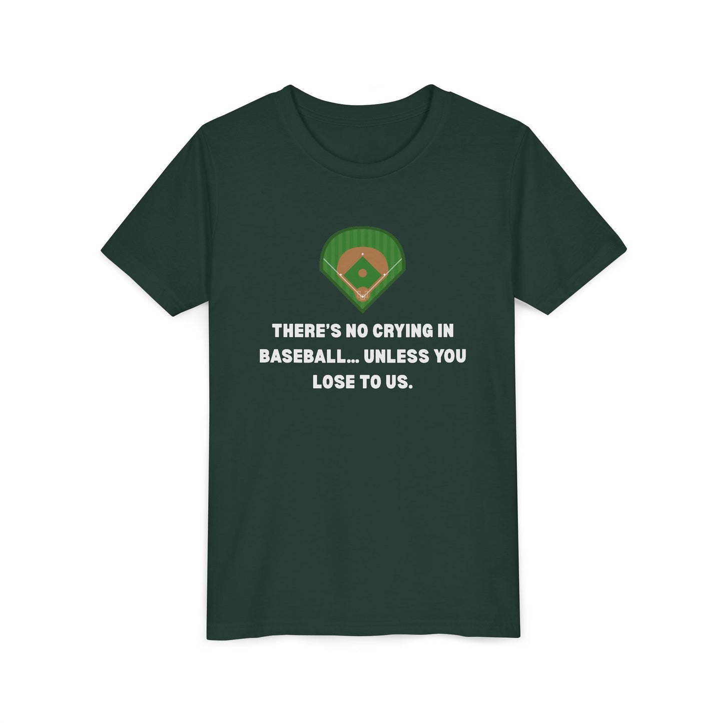 No Crying in Baseball Youth Tee