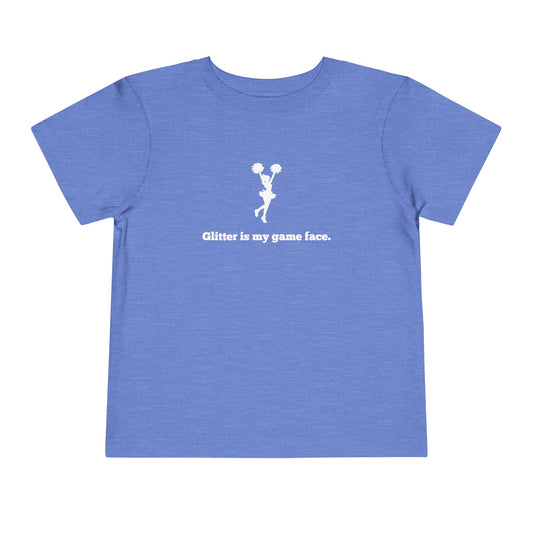 Glitter is My Game Face Toddler Tee