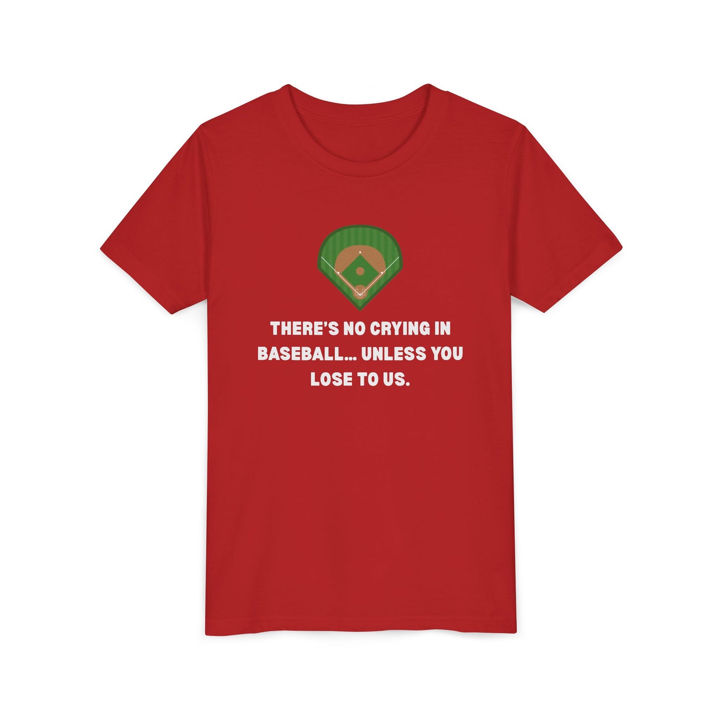 No Crying in Baseball Youth Tee