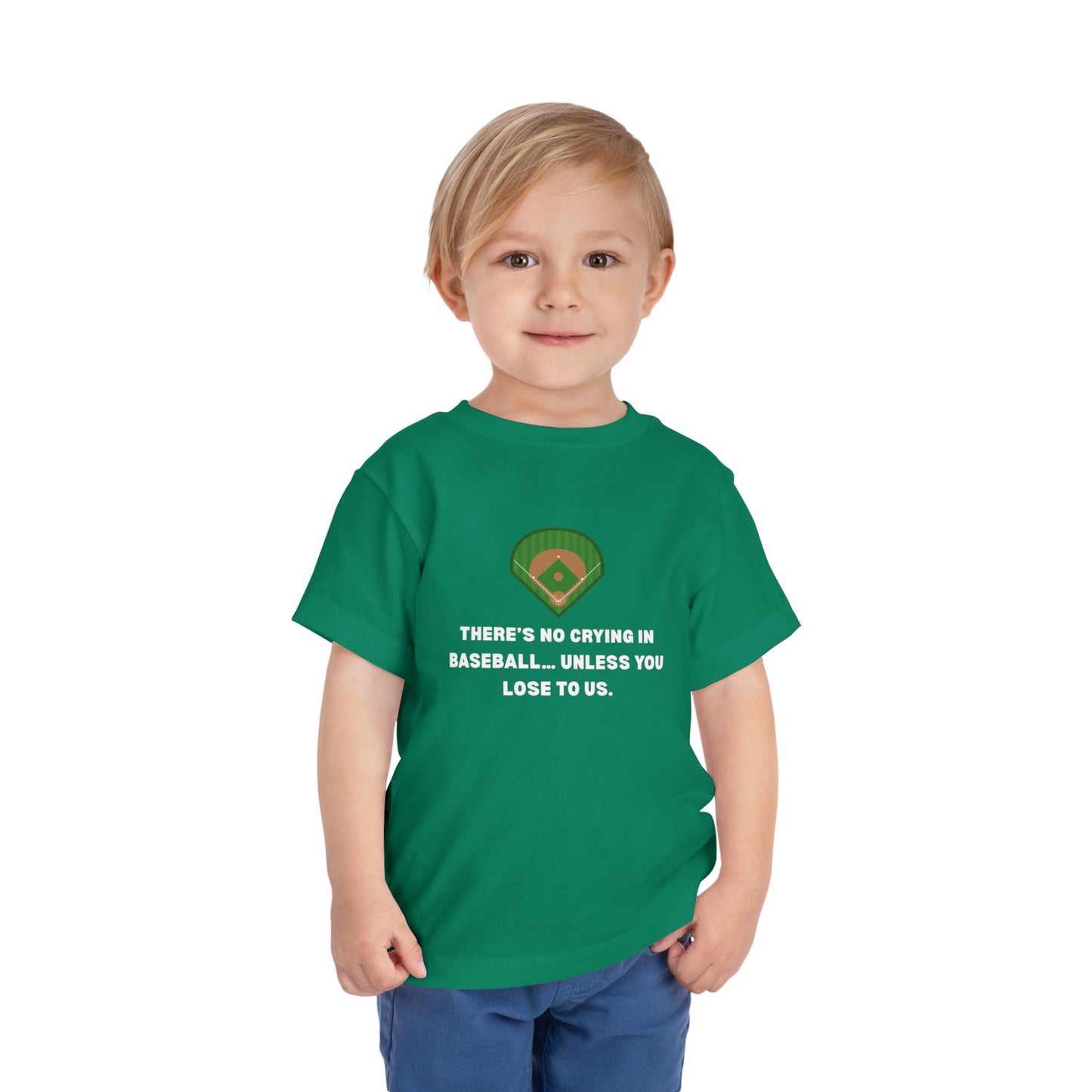 No Crying in Baseball Toddler Tee
