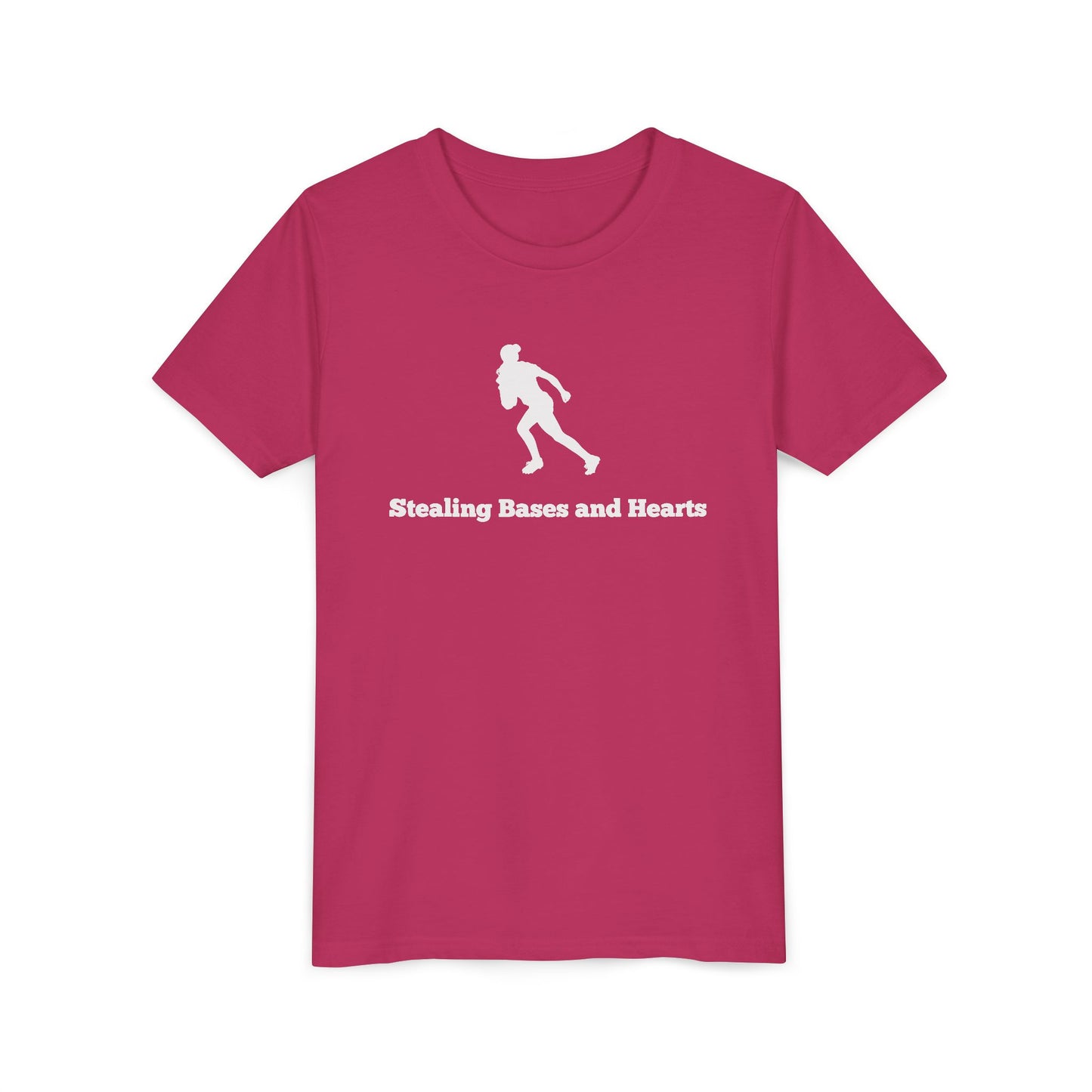 Stealing Bases and Hearts Youth Tee