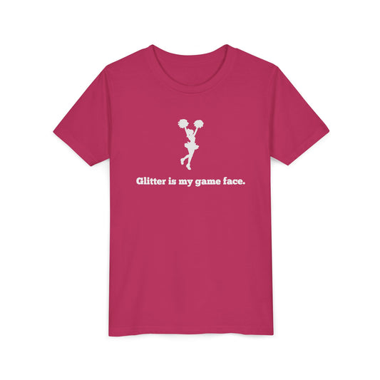 Glitter is My Game Face. Youth Tee