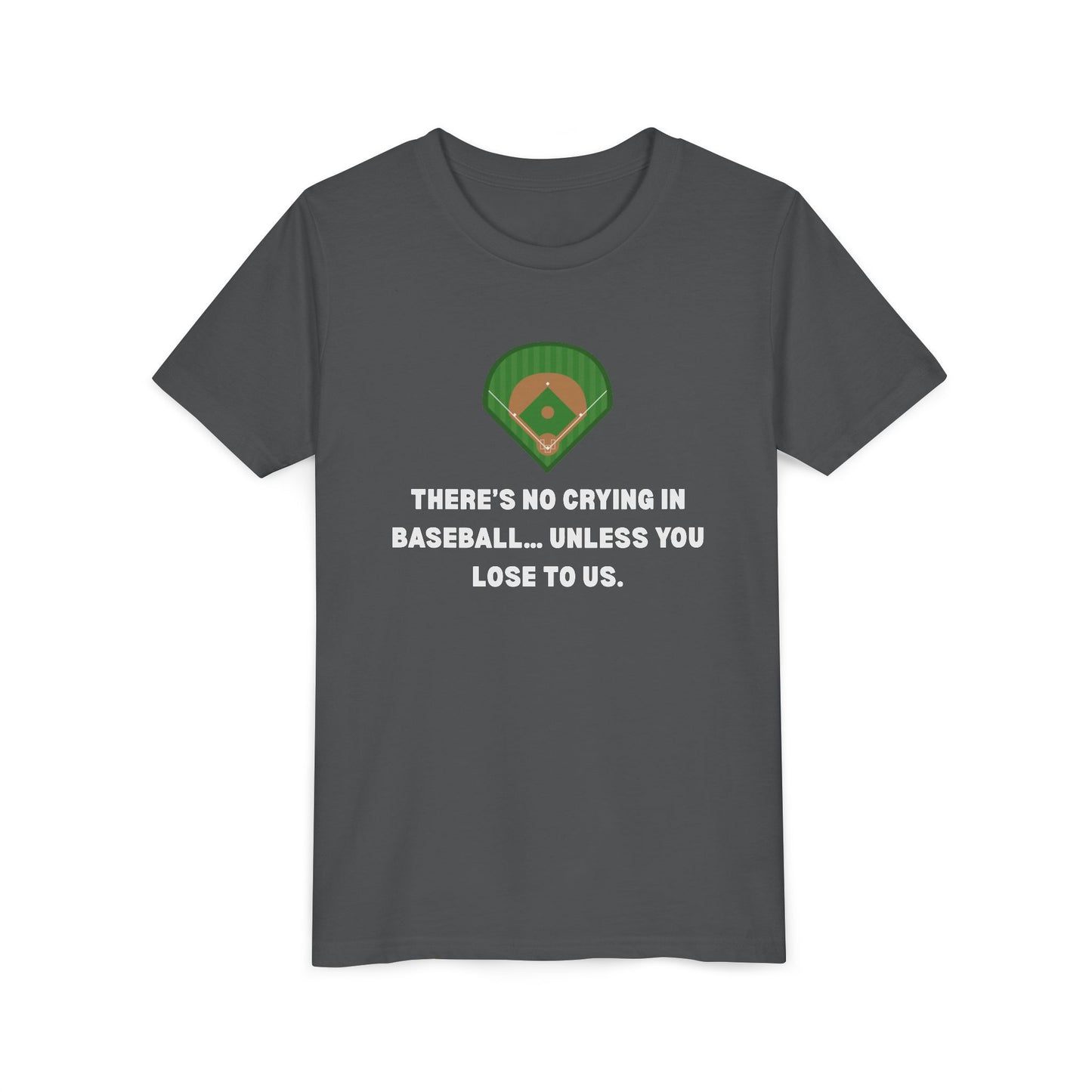 No Crying in Baseball Youth Tee