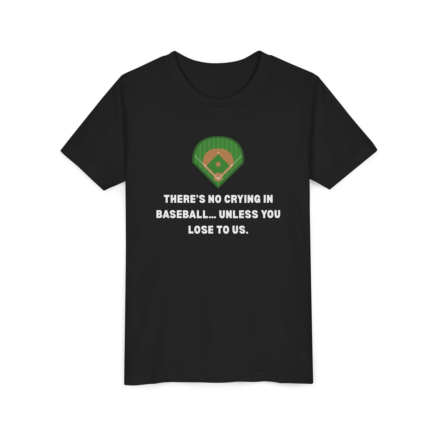 No Crying in Baseball Youth Tee