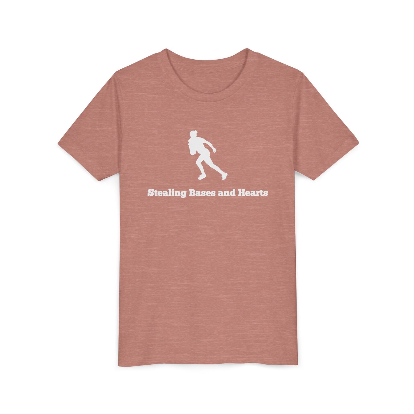 Stealing Bases and Hearts Youth Tee