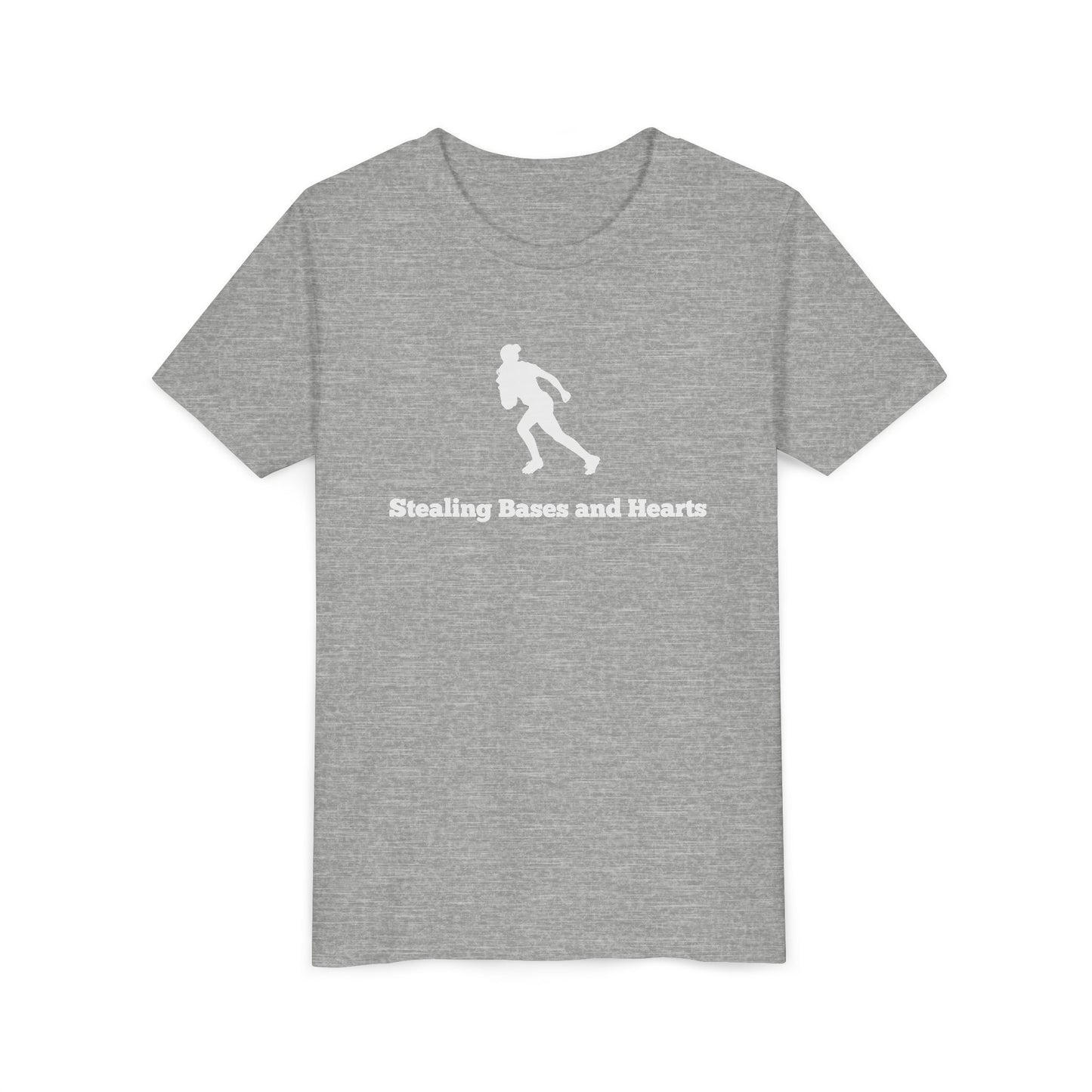 Stealing Bases and Hearts Youth Tee