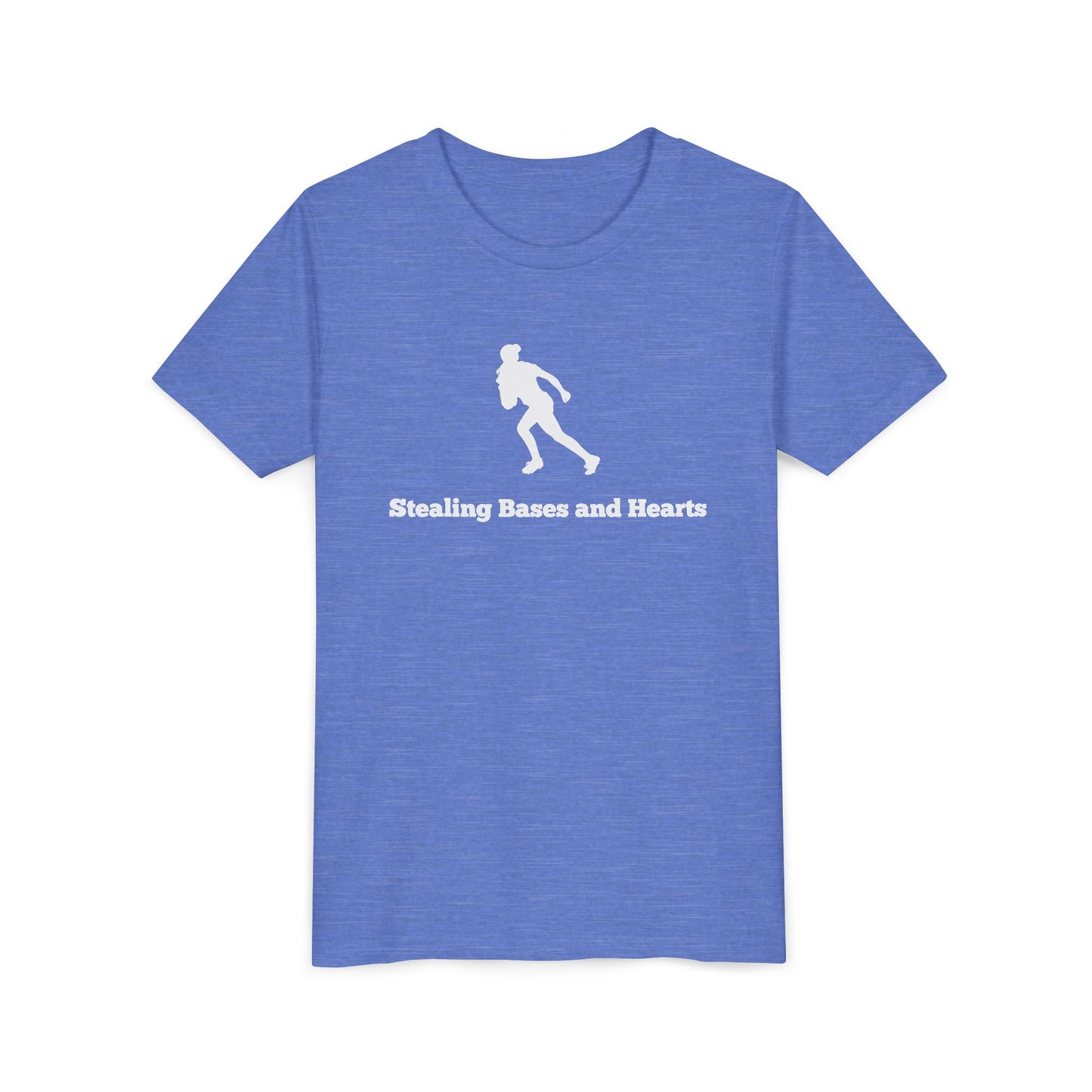 Stealing Bases and Hearts Youth Tee