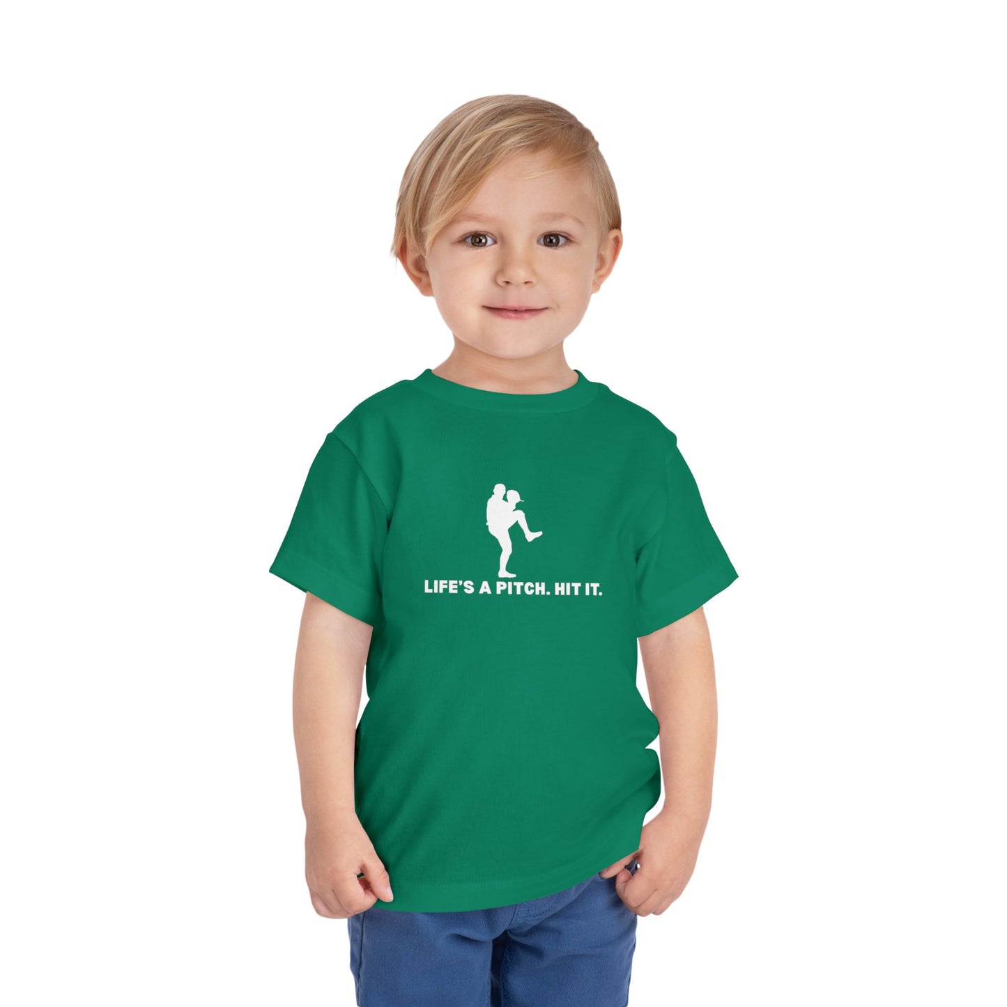 Life's a Pitch. Toddler Tee