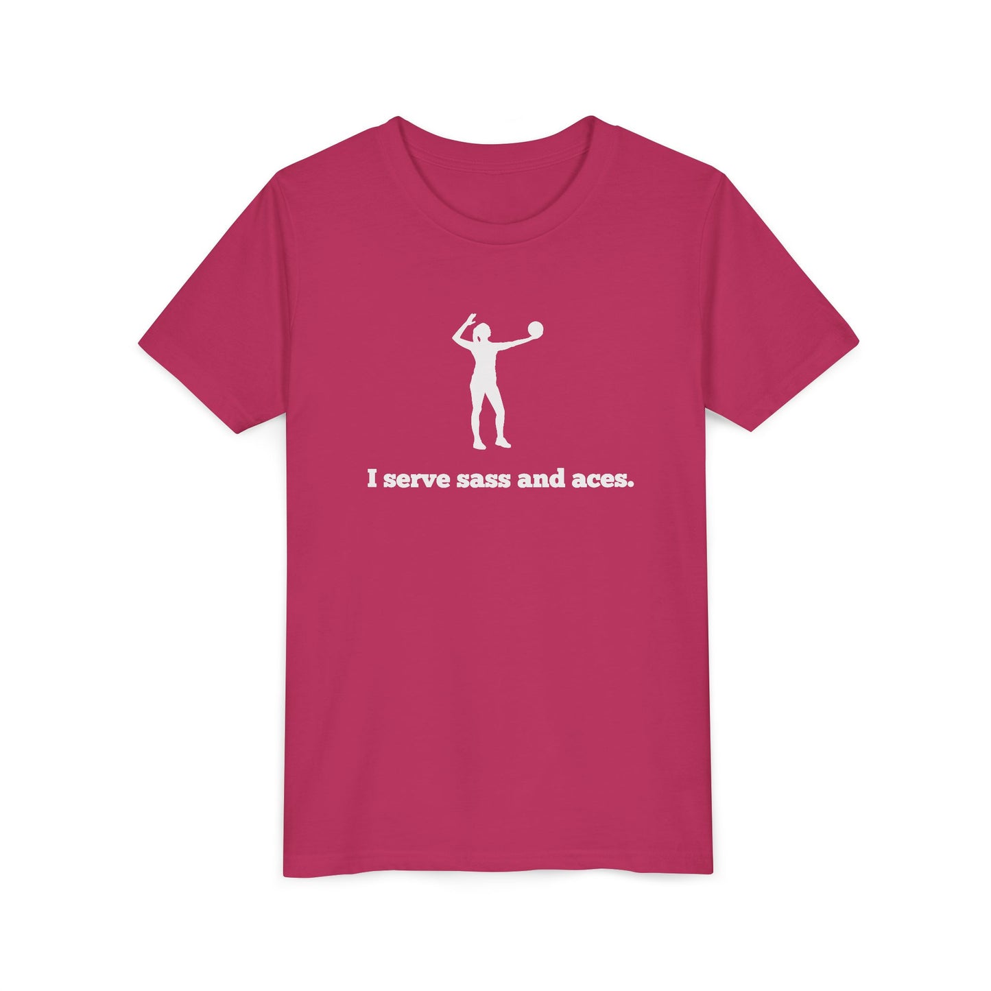 I Serve Sass and Aces Youth Tee