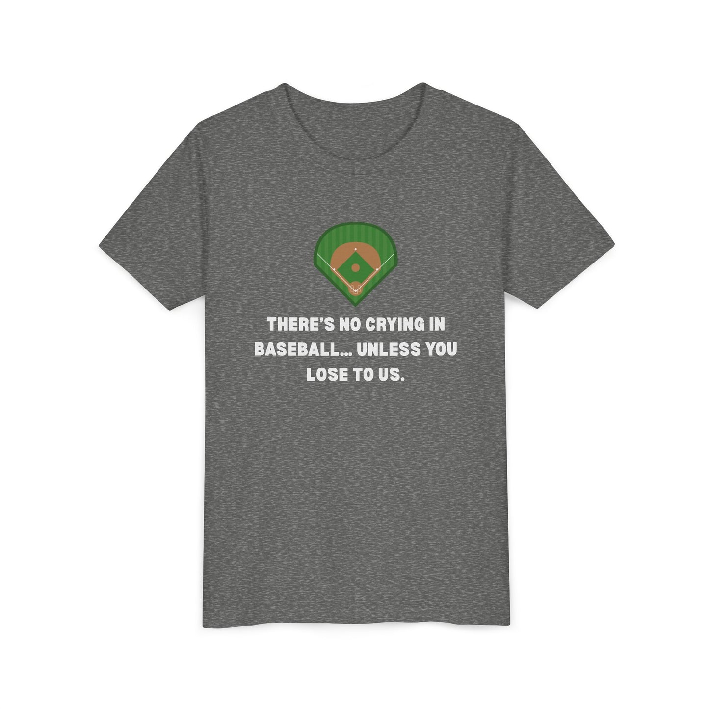 No Crying in Baseball Youth Tee