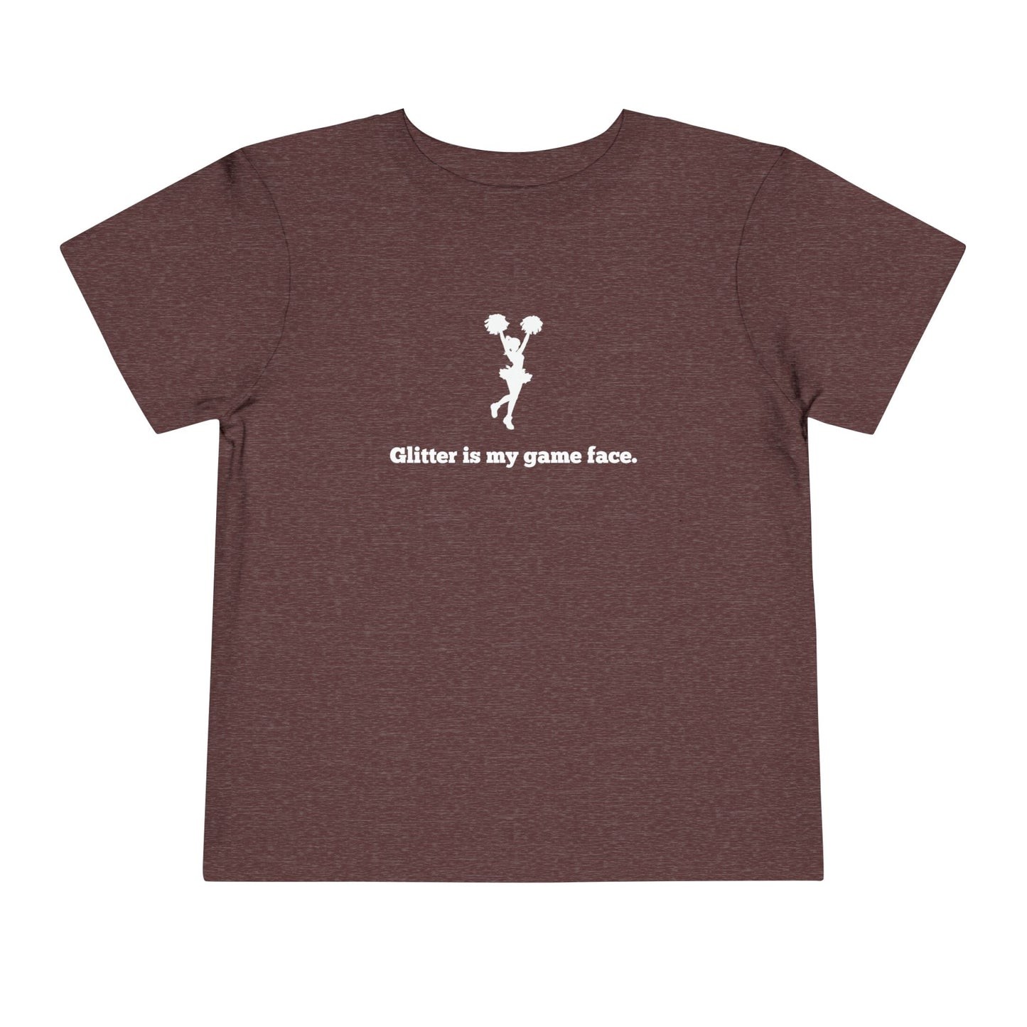 Glitter is My Game Face Toddler Tee