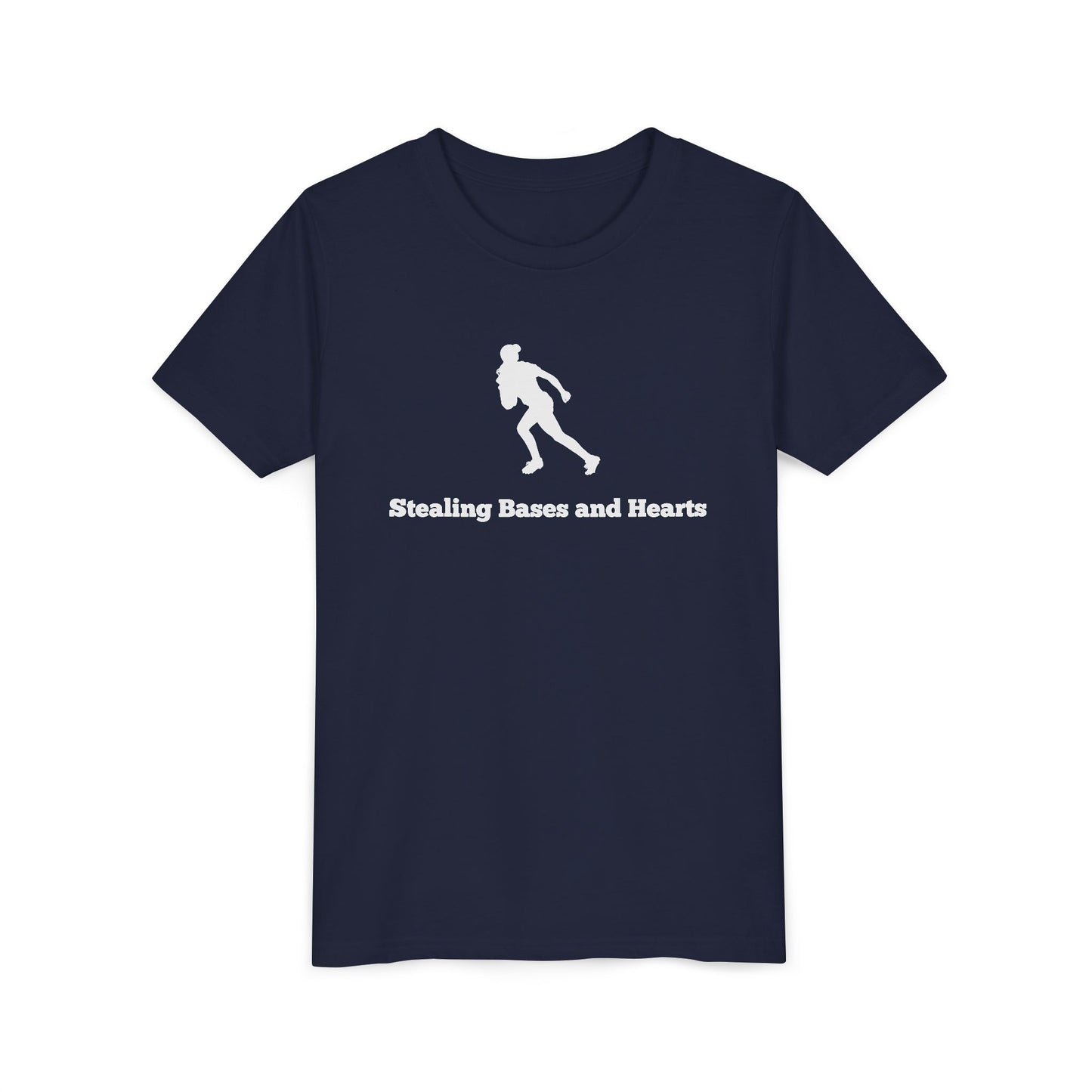 Stealing Bases and Hearts Youth Tee