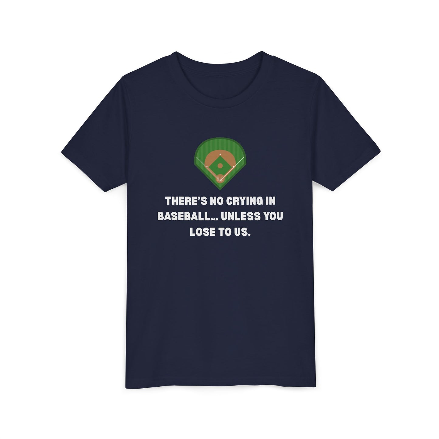No Crying in Baseball Youth Tee