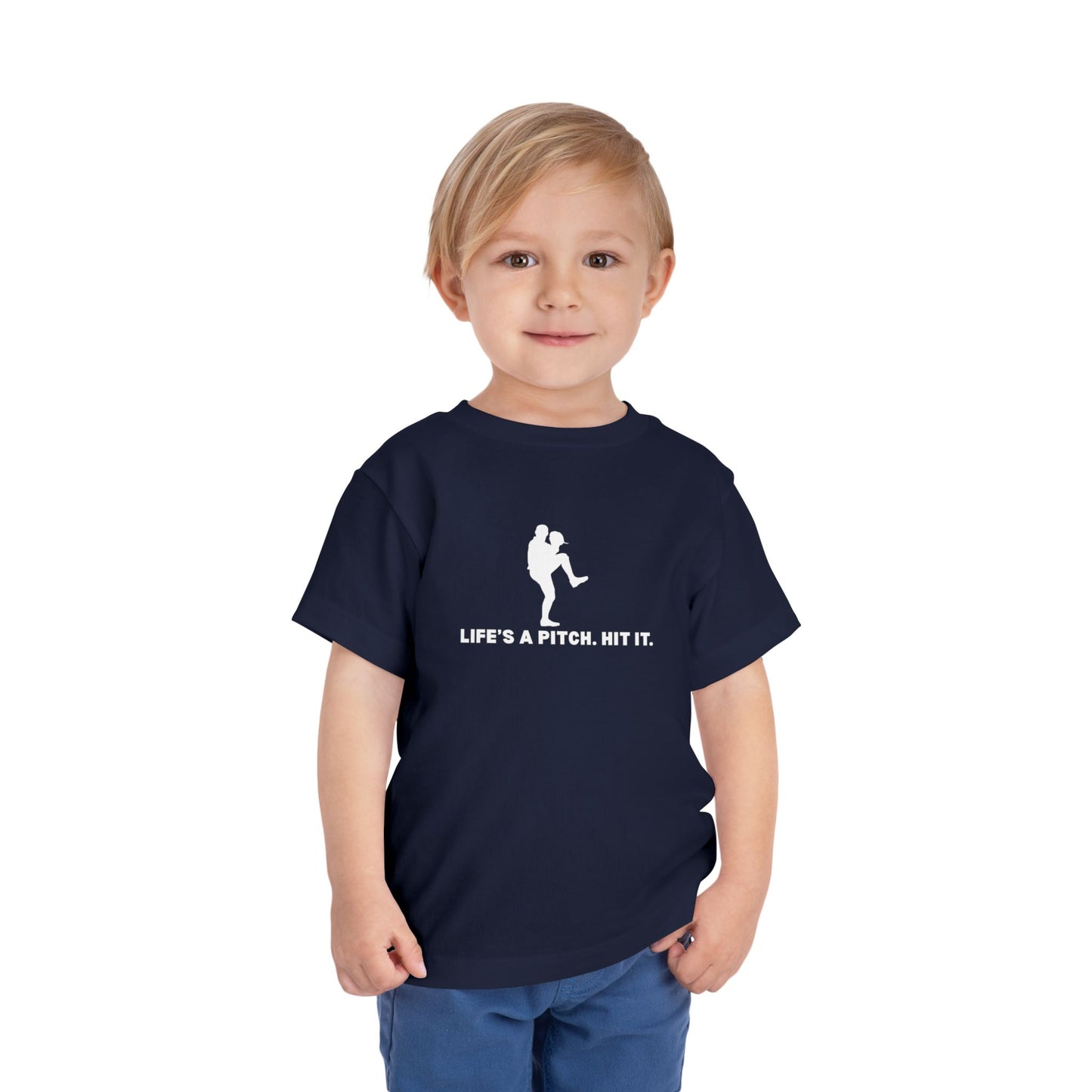 Life's a Pitch. Toddler Tee
