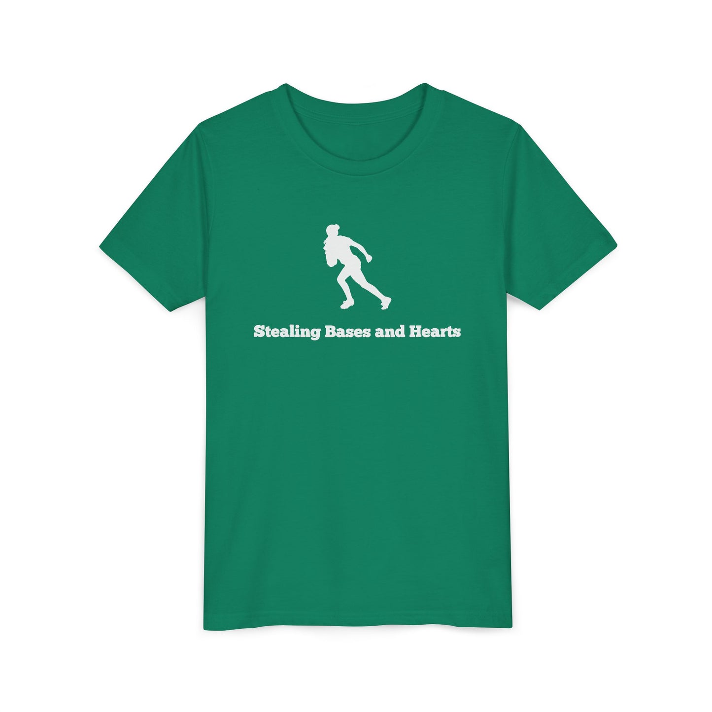 Stealing Bases and Hearts Youth Tee