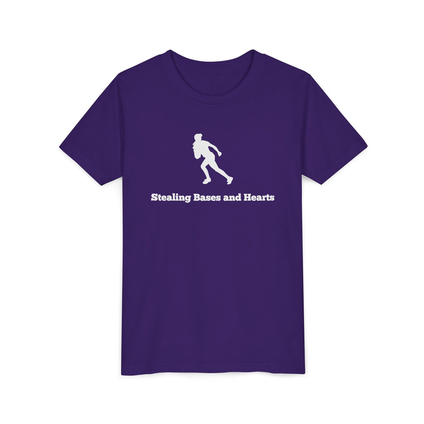 Stealing Bases and Hearts Youth Tee