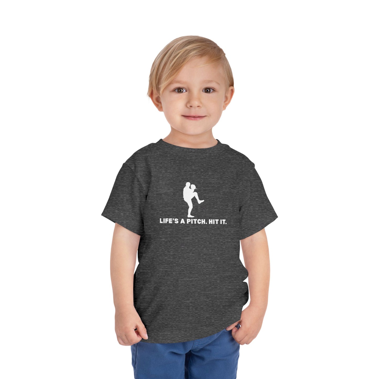Life's a Pitch. Toddler Tee