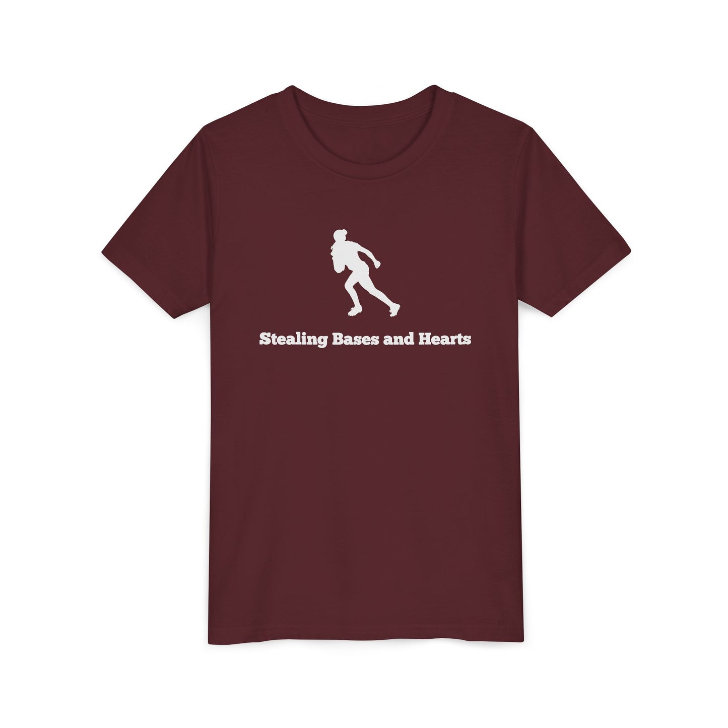 Stealing Bases and Hearts Youth Tee