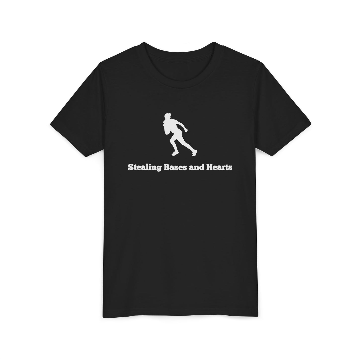 Stealing Bases and Hearts Youth Tee