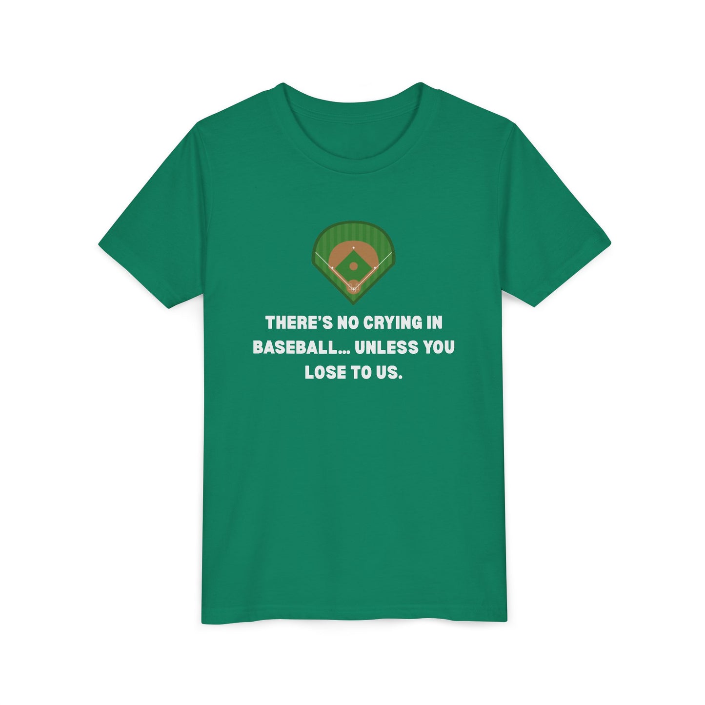 No Crying in Baseball Youth Tee